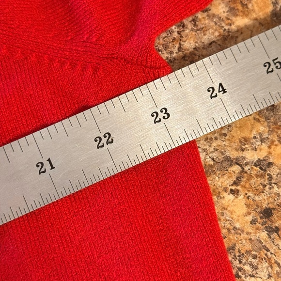 NWT JM Collection Womens XXL Red Long Sleeve Sweater Buttons On Sleeves Cozy - Picture 12 of 16